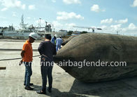1.5m x 15m deniz kauçuk hava yastığı başlatılması gemi doğal kauçuk ve lastik kordon malzeme